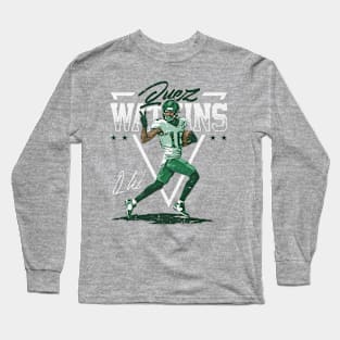 Quez Watkins Philadelphia Triangle Name Long Sleeve T-Shirt